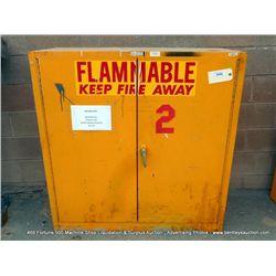 JUSTRITE SAFETY STORAGE CABINET FOR FLAMMABLE LIQUIDS