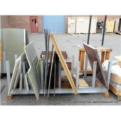 ALUMINUM RACK W/ PLASTIC STOCK