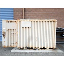 8'6"x6'4"x7' METAL STORAGE UNIT W/ ELECTRICAL HOOKUP