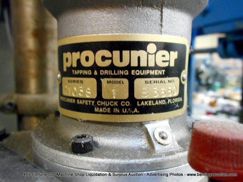 PROCUNIER SERIES 21038 MODEL 1 LEAD SCREW TAPPING ATTACHMENT