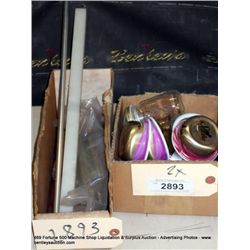 BOX: MISCELLANEOUS METAL PIECES 2X MONEY