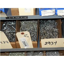 BIN: MISCELLANEOUS RIVETS, 8X THE MONEY