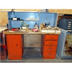WORKBENCH WITH BUTCHER BLOCK TOP
