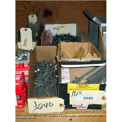 MISCELLANEOUS HARDWARE: NAILS, SCREWS, STAPLES 10X THE MONEY
