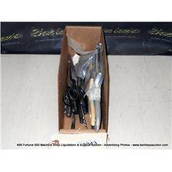 BIN: MISCELLANEOUS HAND TOOLS, DRILL BITS, BRUSHES