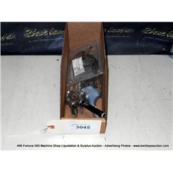 BIN: MISCELLANEOUS HAND TOOLS, BRUSHES, AIR HOSE NOZZLES