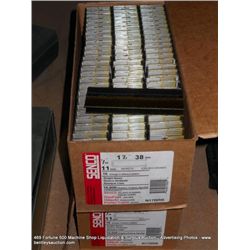 BOX: SENCO 1.5" STAPLES 2X THE MONEY