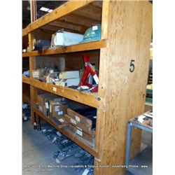 8'x3'x8' HEAVY DUTY WOODEN SHELVING UNIT