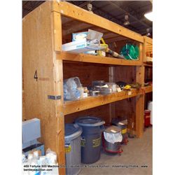 8'x3'x8' HEAVY DUTY WOODEN SHELVING UNIT