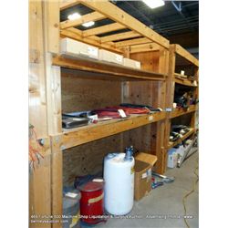 8'x3'x8' HEAVY DUTY WOODEN SHELVING UNIT