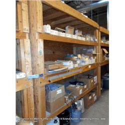 8'x3'x8' HEAVY DUTY WOODEN SHELVING UNIT