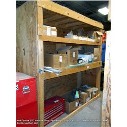 8'x3'x8' HEAVY DUTY WOODEN SHELVING UNIT