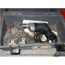 BLACK & DECKER ELECTRIC DRILL W/ CHAIN