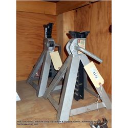 SET: PAD LIFT 6 TON VEHICLE SUPPORT STANDS, 2X THE MONEY