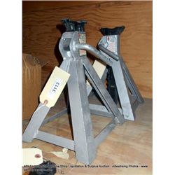 SET: PAD LIFT 6 TON VEHICLE SUPPORT STANDS, 2X THE MONEY