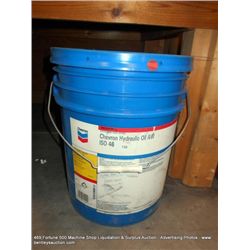 5 GALLON BUCKET: CHEVRON HYDRAULIC OIL ISO 46