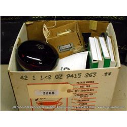 BOX HARDWARE: LIGHTBULBS, COVER LENS