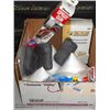 Image 1 : BOX HARDWARE: PAPER FUNNELS, STEELWOOL