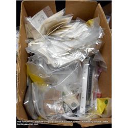 BOX: ELECTRONIC COMPONENTS - TRANSISTORS, CONNECTORS