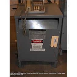 SQUARE D 15T96H 3 PHASE DOUBLE INSULATED TRANSFORMER