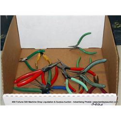 BIN: MISCELLANEOUS PLIERS, 13X THE MONEY