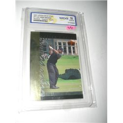 2001 UPPER DECK #TT-26 TIGER WOODS-ROOKIE-TIGER TALES GRADED & CERTIFIED *TIGER WOODS-10.0 GEM MINT*