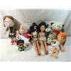 Image 1 : LOT 7 (5) PLUSH STUFFED DOLLS & 2 NATIVE AMERICAN