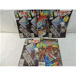 LOT 6 VINTAGE THE NEW WARRIORS COMIC