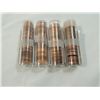 Image 1 : LOT 4 FULL ROLL MIXED DATE PENNIES