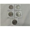 Image 1 : LOT 5 KENNEDY HALF DOLLAR COINS
