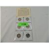 Image 1 : LOT 6 BRILLIANT UNCIRCULATED WASHINGTON QUARTERS