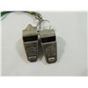 Image 2 : LOT 2 VINTAGE BRASS WHISTLES