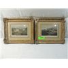 Image 1 : LOT 2 ANTIQUE FRAMED DRAWINGS