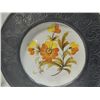 Image 2 : PEWTER & CERAMIC PLATE