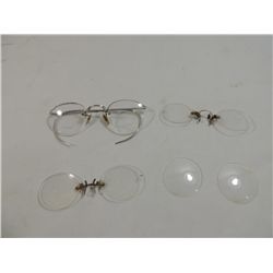 LOT 4 ANTIQUE EYE GLASSES