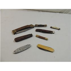 LOT 8 ANTIQUE POCKETKNIVES