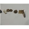 Image 2 : LOT 10 ASSORTED MENS TIE CLIPS & CUFFLINKS