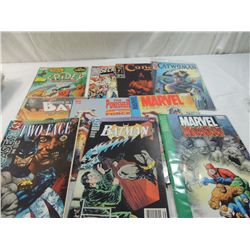 LOT 10 ASSORTED MIXED SPIDERMAN & MARVEL COMICS