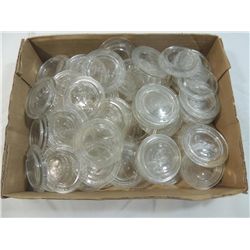 BOX LOT VINTAGE PRESTO GLASS LIDS CANNING LIDS