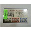 Image 1 : MONACO ROYAL WEDDING POSTAGE STAMPS 1956