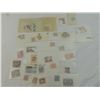 Image 1 : BAG ASSORTED OLD VINTAGE FOREIGN STAMPS