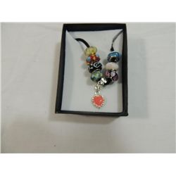 PANDORA VELVET BEADED NECKLACE