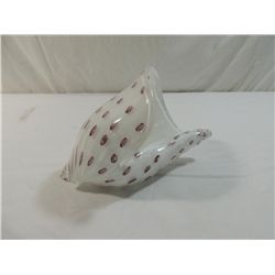 MURANO ITALIAN GLASS SEASHELL SCULPTURE