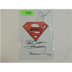 ADVENTURES OF SUPERMAN SIGNED COMIC