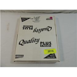 NEW 9 POCKET CARD SHEETS