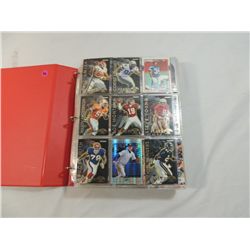 BINDER FULL FOOTBALL PLAYER CARDS