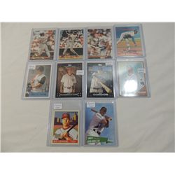 LOT 10 BASEBALL CARDS PUCKETT, GRIFFEY, PIAZZA, MR