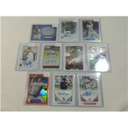 LOT 10 BASEBALL CARDS HOLADAY, ROMERO, SUSAC, BAUR