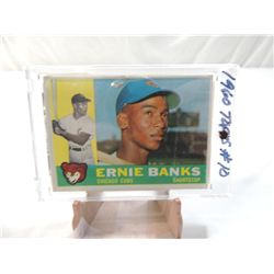 1960 TOPPS ERNIE BANKS #10 BASEBALL CARD