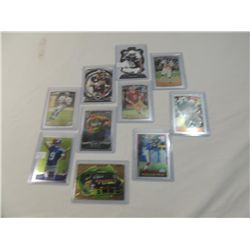 LOT 10 ASSORTED FOOTBALL PLAYER CARDS